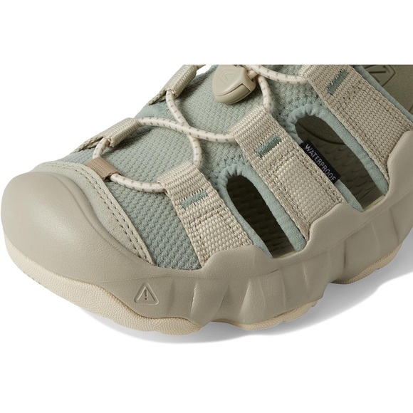 NWOT KEEN Women's Sz 11 Hyperport H2 Closed Toe Sandal, light green/ cream - Picture 6 of 7